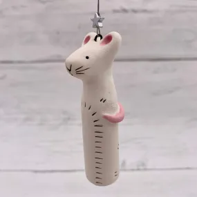 Handmade Ceramic Hanging Decoration - Mouse