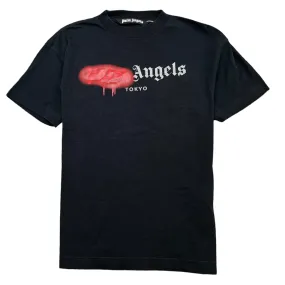 Men's Spray Logo T-Shirt Black Size M