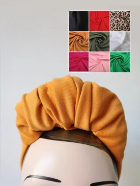 PRINCESS KNOT Vintage Style Pre-tied Headband in 9 Colours (made to order)